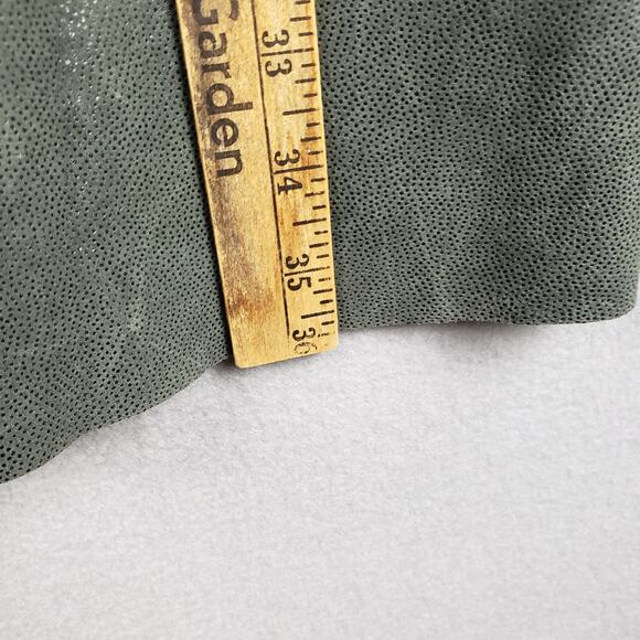 For Joseph Suede Size M Sleeveless Leather Shimmer Sheath Dress Gray 90s Y2K - Picture 7 of 13